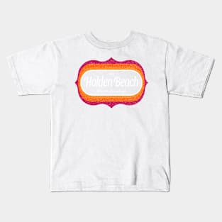 Holden Beach, NC Summertime Vacationing Sunrise Kids T-Shirt